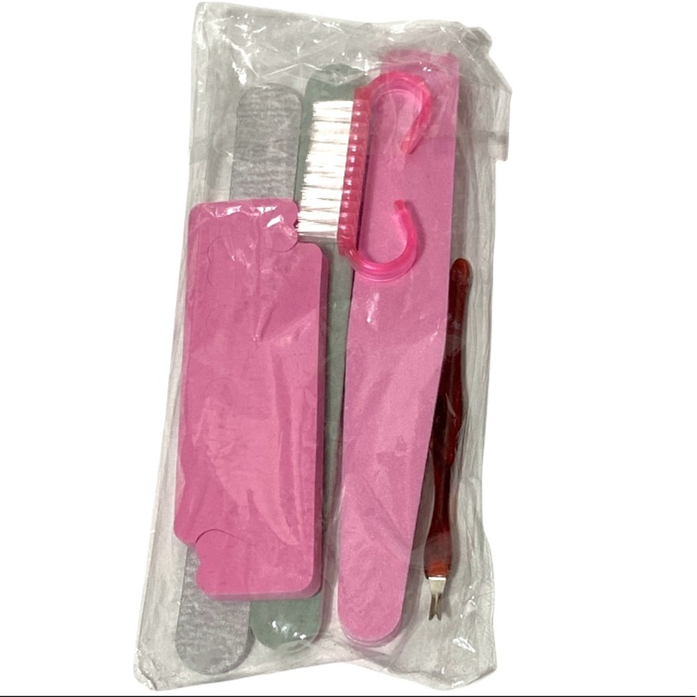 Nail Accessories 7 Pieces In Total Includes Nail File Brush Toe Separator